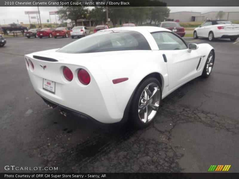 Arctic White / Ebony Black 2010 Chevrolet Corvette Grand Sport Coupe