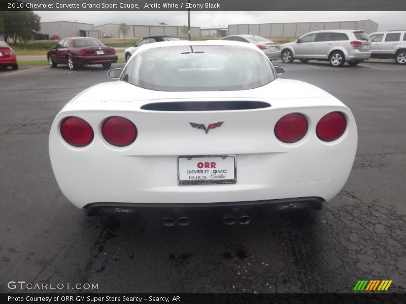 Arctic White / Ebony Black 2010 Chevrolet Corvette Grand Sport Coupe
