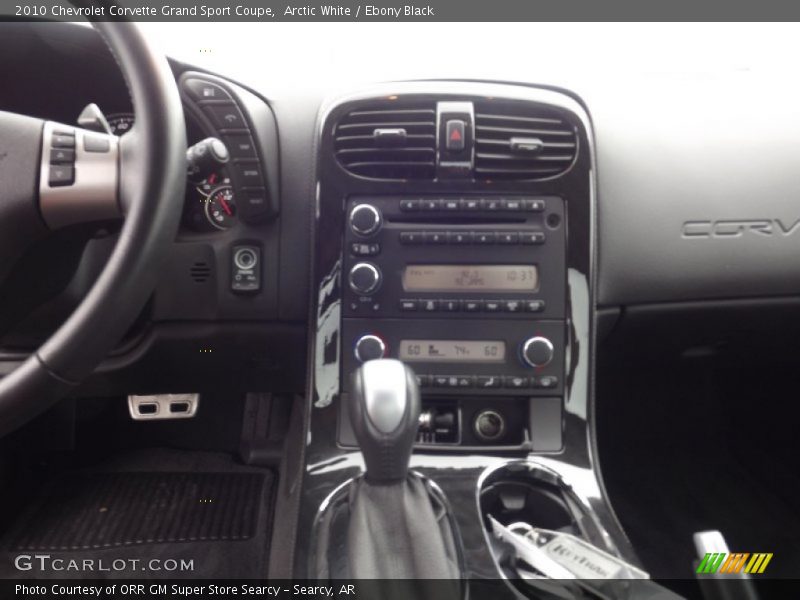 Arctic White / Ebony Black 2010 Chevrolet Corvette Grand Sport Coupe