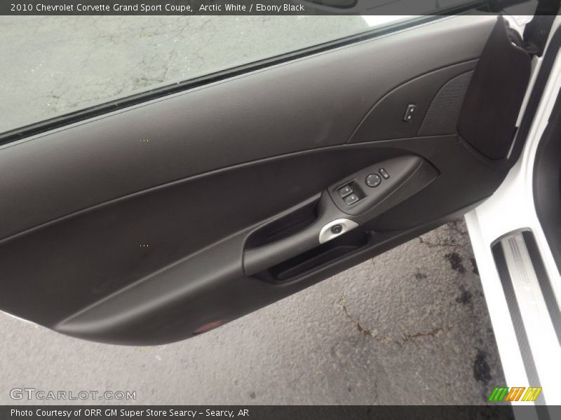 Arctic White / Ebony Black 2010 Chevrolet Corvette Grand Sport Coupe