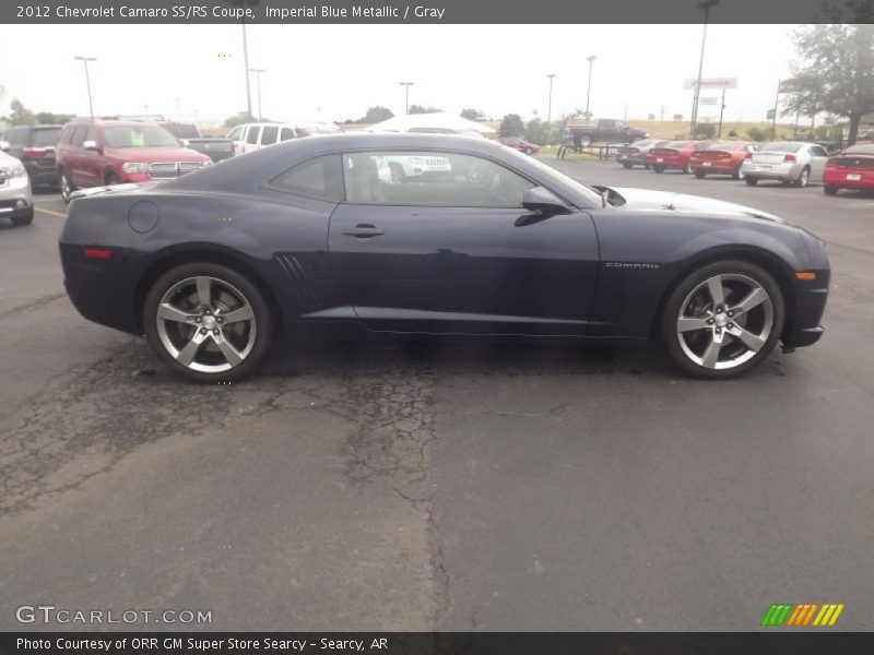 Imperial Blue Metallic / Gray 2012 Chevrolet Camaro SS/RS Coupe