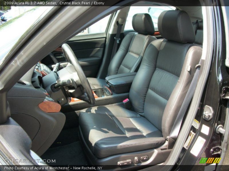 Ebony Interior - 2009 RL 3.7 AWD Sedan 