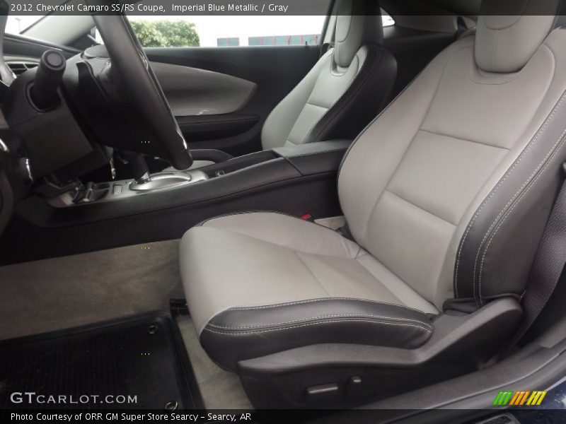 Imperial Blue Metallic / Gray 2012 Chevrolet Camaro SS/RS Coupe
