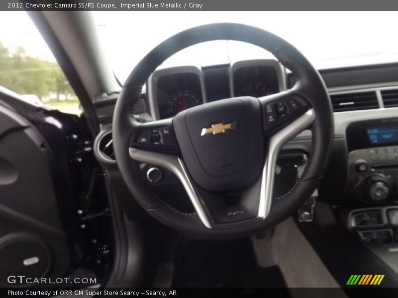 Imperial Blue Metallic / Gray 2012 Chevrolet Camaro SS/RS Coupe
