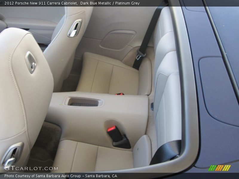 Rear Seat of 2012 New 911 Carrera Cabriolet