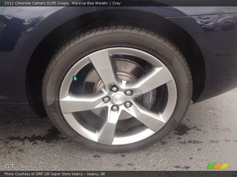 Imperial Blue Metallic / Gray 2012 Chevrolet Camaro SS/RS Coupe
