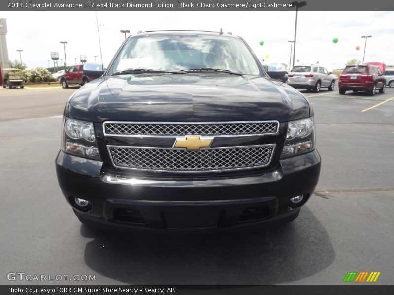 Black / Dark Cashmere/Light Cashmere 2013 Chevrolet Avalanche LTZ 4x4 Black Diamond Edition