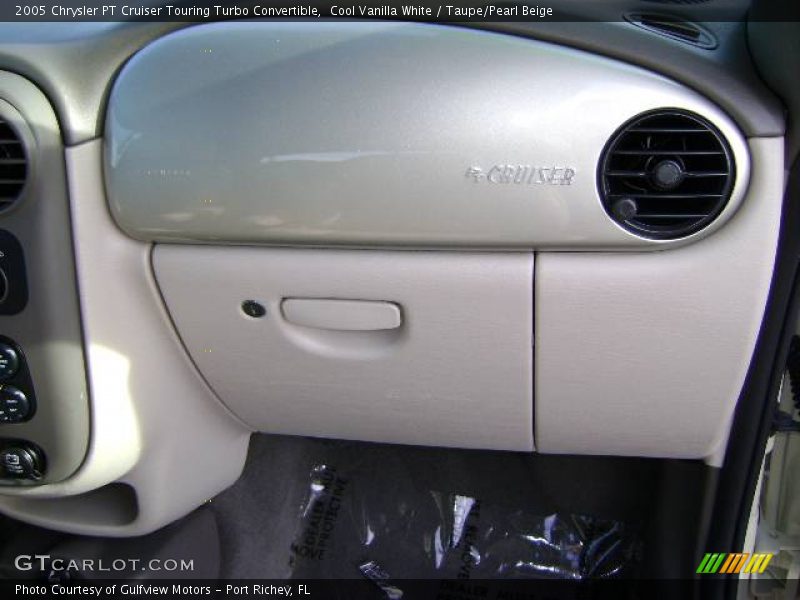 Cool Vanilla White / Taupe/Pearl Beige 2005 Chrysler PT Cruiser Touring Turbo Convertible
