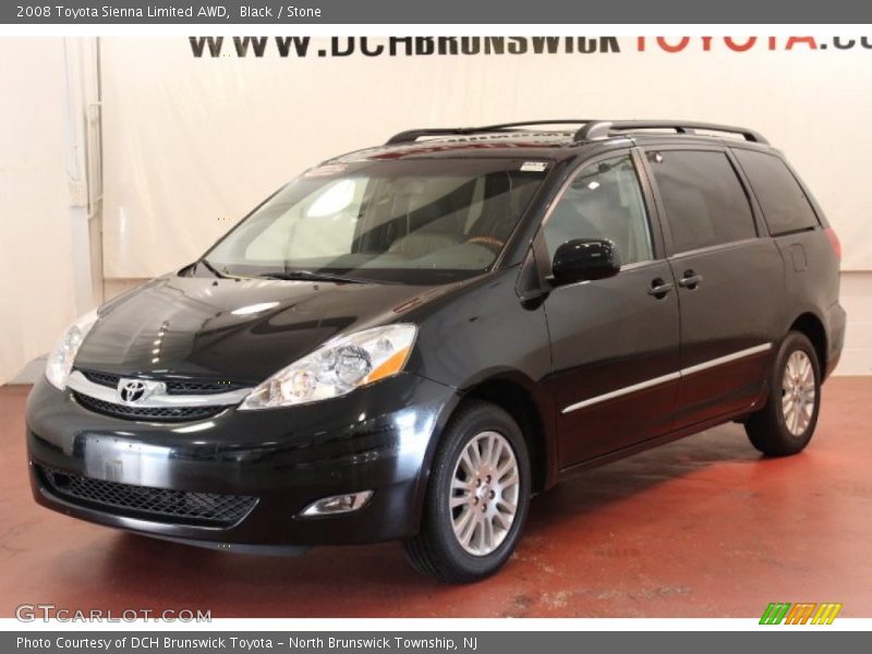 Black / Stone 2008 Toyota Sienna Limited AWD