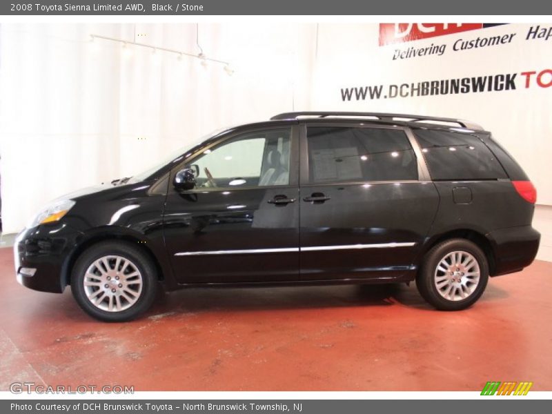 Black / Stone 2008 Toyota Sienna Limited AWD