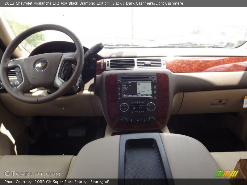 Dashboard of 2013 Avalanche LTZ 4x4 Black Diamond Edition