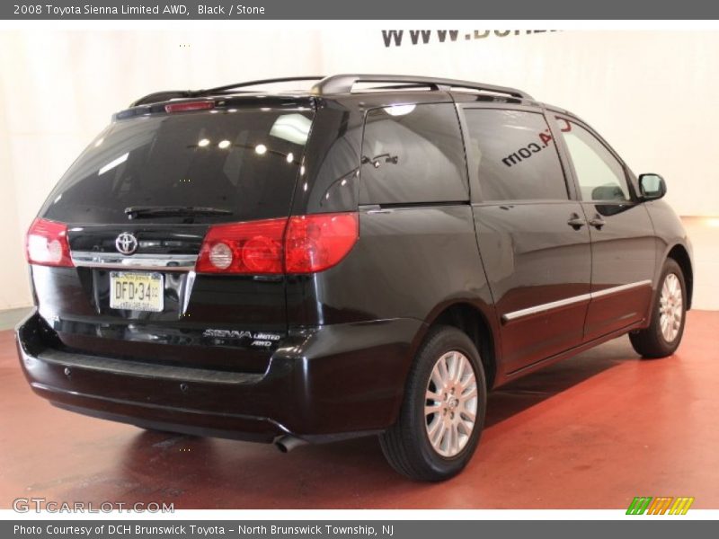 Black / Stone 2008 Toyota Sienna Limited AWD