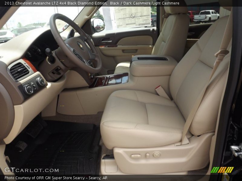 Dark Cashmere/Light Cashmere Interior - 2013 Avalanche LTZ 4x4 Black Diamond Edition 