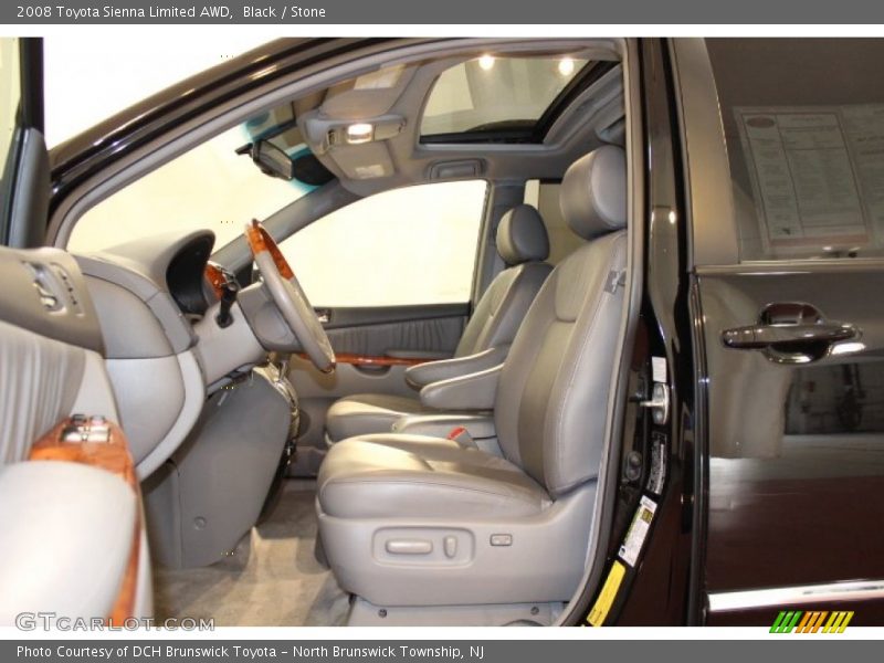 Black / Stone 2008 Toyota Sienna Limited AWD
