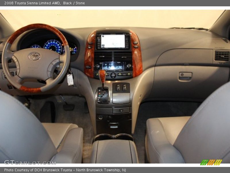 Black / Stone 2008 Toyota Sienna Limited AWD