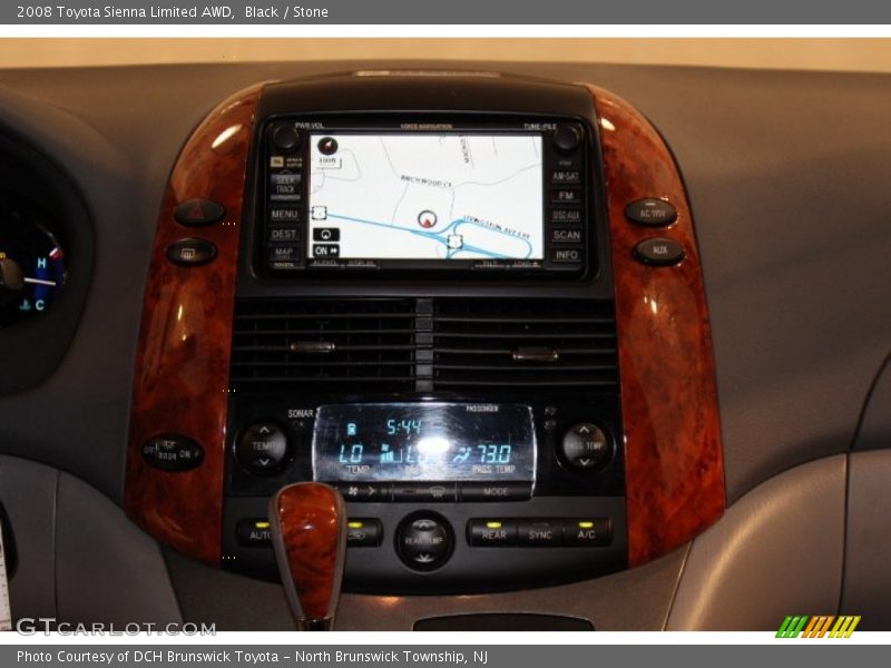 Black / Stone 2008 Toyota Sienna Limited AWD