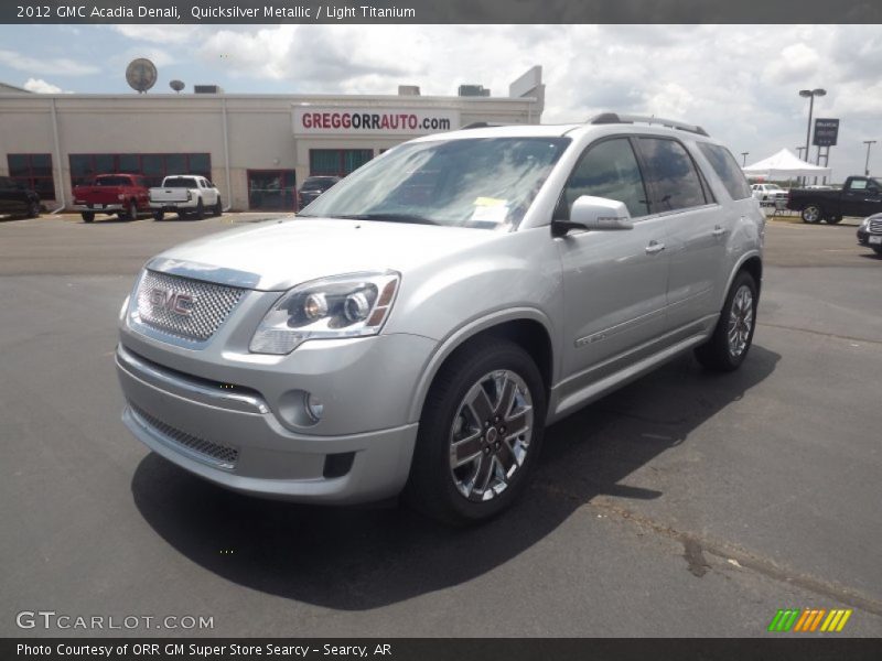 Quicksilver Metallic / Light Titanium 2012 GMC Acadia Denali
