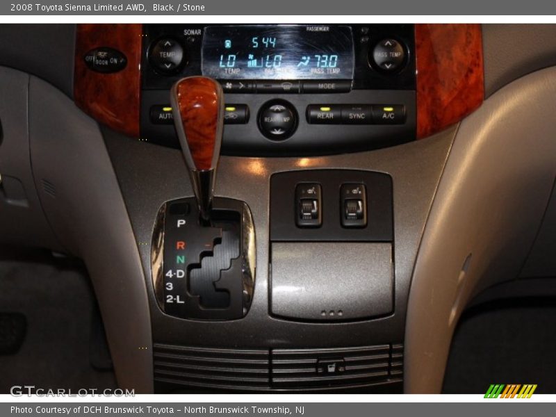 Black / Stone 2008 Toyota Sienna Limited AWD