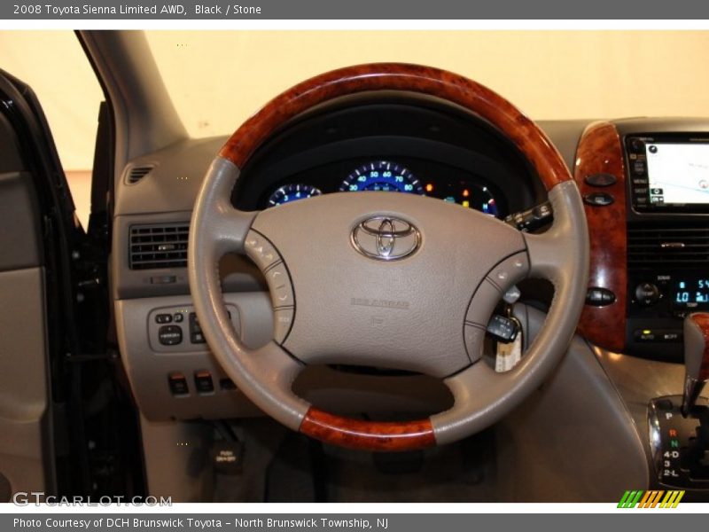 Black / Stone 2008 Toyota Sienna Limited AWD