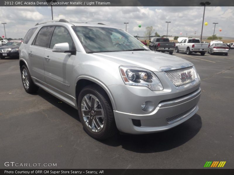 Quicksilver Metallic / Light Titanium 2012 GMC Acadia Denali