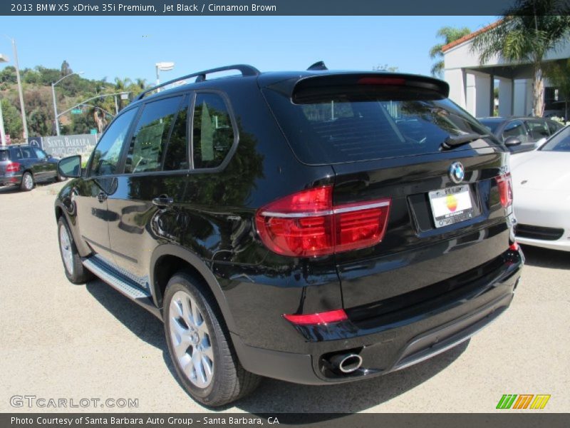 Jet Black / Cinnamon Brown 2013 BMW X5 xDrive 35i Premium