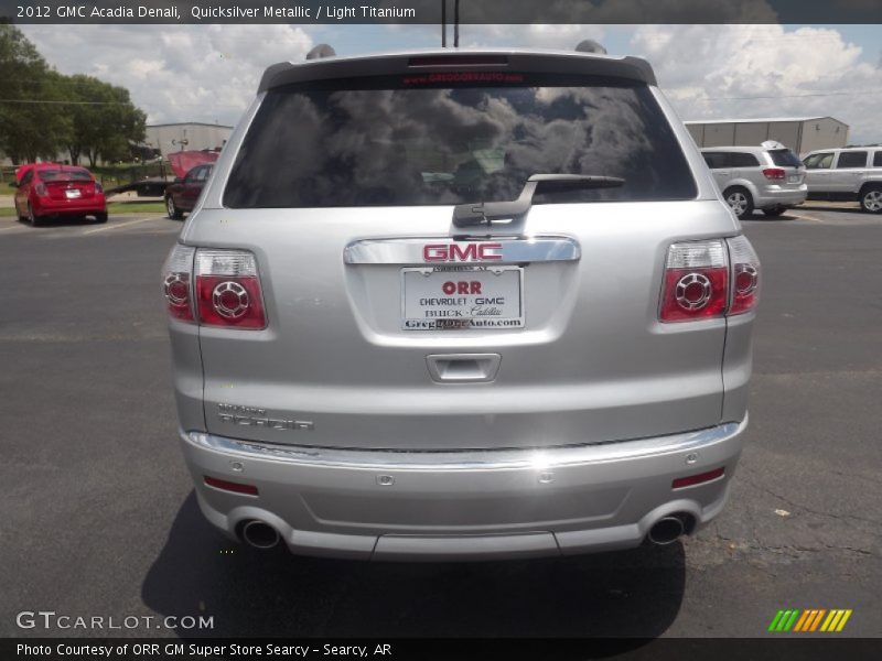 Quicksilver Metallic / Light Titanium 2012 GMC Acadia Denali