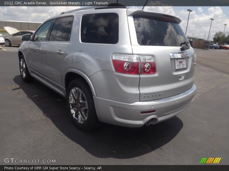 Quicksilver Metallic / Light Titanium 2012 GMC Acadia Denali