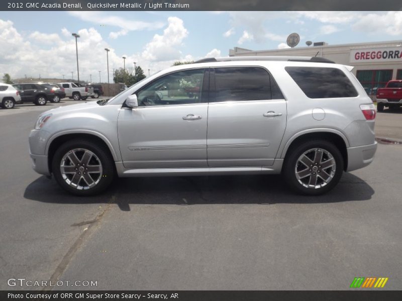 Quicksilver Metallic / Light Titanium 2012 GMC Acadia Denali