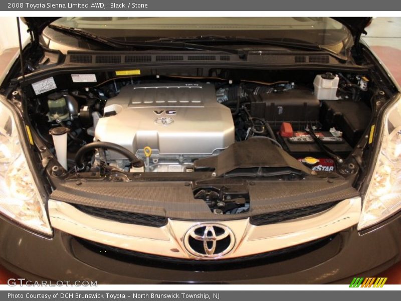 Black / Stone 2008 Toyota Sienna Limited AWD