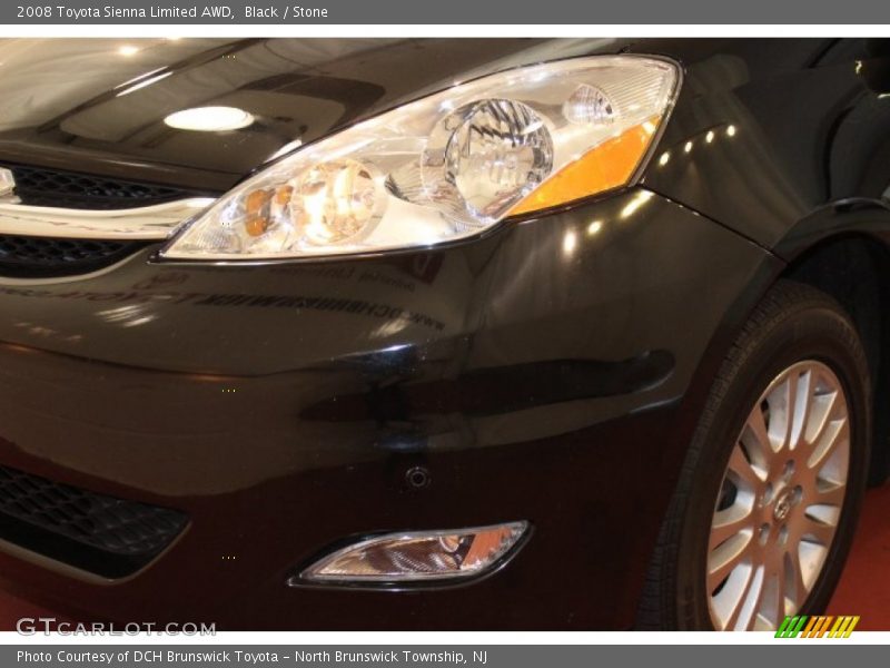 Black / Stone 2008 Toyota Sienna Limited AWD