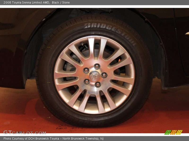 Black / Stone 2008 Toyota Sienna Limited AWD