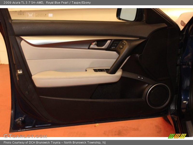 Royal Blue Pearl / Taupe/Ebony 2009 Acura TL 3.7 SH-AWD