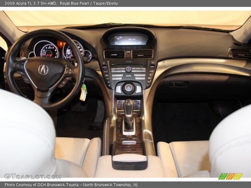 Royal Blue Pearl / Taupe/Ebony 2009 Acura TL 3.7 SH-AWD