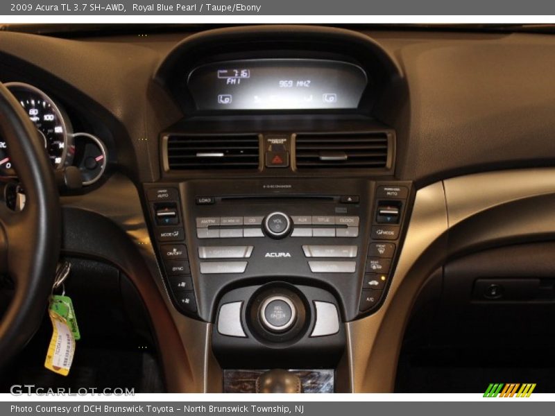 Royal Blue Pearl / Taupe/Ebony 2009 Acura TL 3.7 SH-AWD