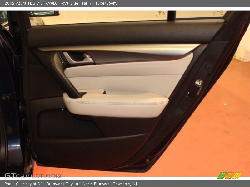 Royal Blue Pearl / Taupe/Ebony 2009 Acura TL 3.7 SH-AWD