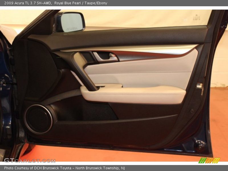 Royal Blue Pearl / Taupe/Ebony 2009 Acura TL 3.7 SH-AWD