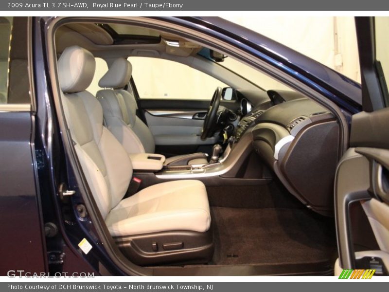 Royal Blue Pearl / Taupe/Ebony 2009 Acura TL 3.7 SH-AWD