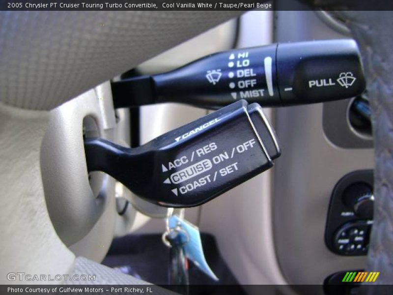 Cool Vanilla White / Taupe/Pearl Beige 2005 Chrysler PT Cruiser Touring Turbo Convertible