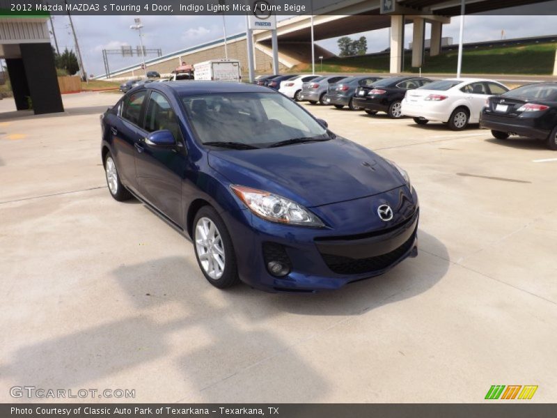 Indigo Lights Mica / Dune Beige 2012 Mazda MAZDA3 s Touring 4 Door
