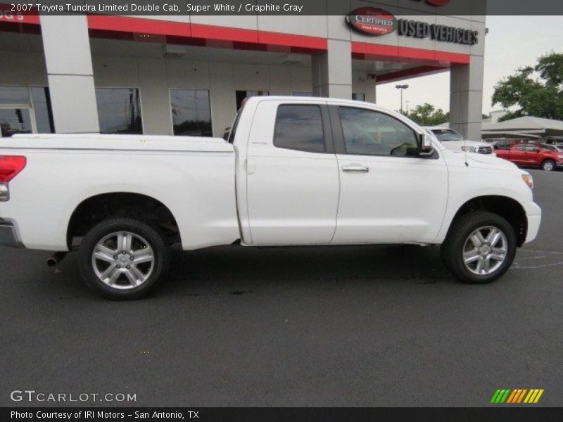 Super White / Graphite Gray 2007 Toyota Tundra Limited Double Cab