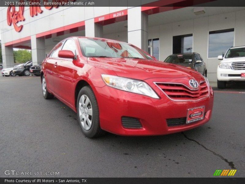 Barcelona Red Metallic / Ash 2011 Toyota Camry