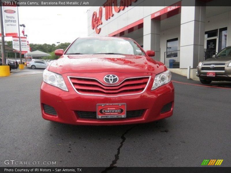 Barcelona Red Metallic / Ash 2011 Toyota Camry