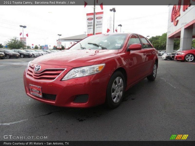 Barcelona Red Metallic / Ash 2011 Toyota Camry