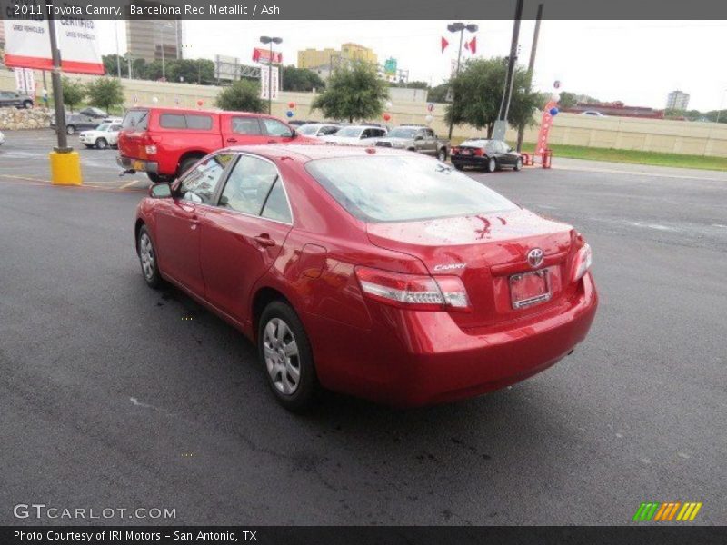 Barcelona Red Metallic / Ash 2011 Toyota Camry