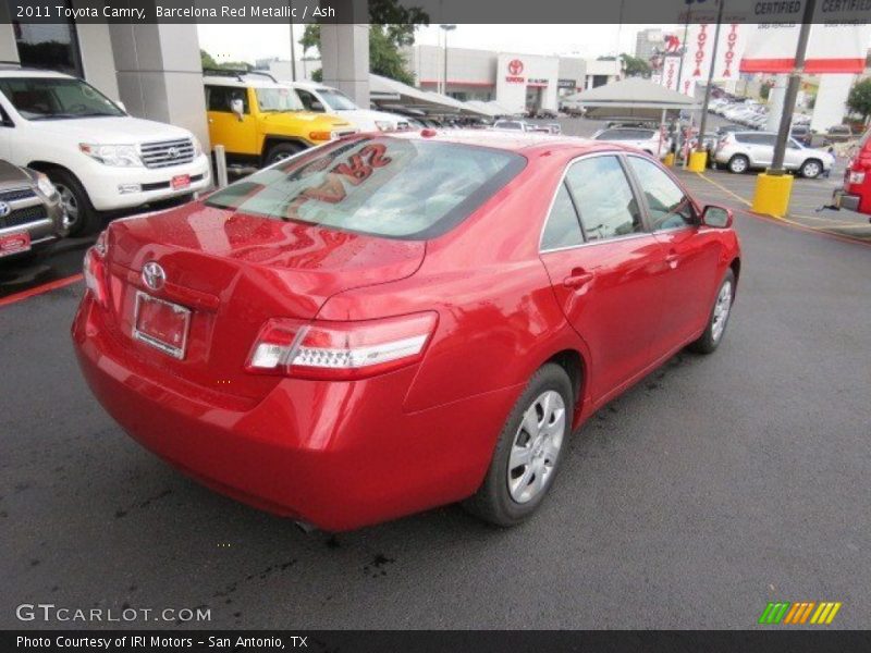 Barcelona Red Metallic / Ash 2011 Toyota Camry