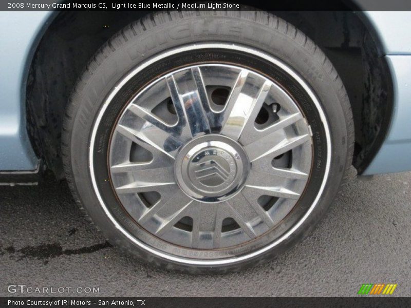 Light Ice Blue Metallic / Medium Light Stone 2008 Mercury Grand Marquis GS