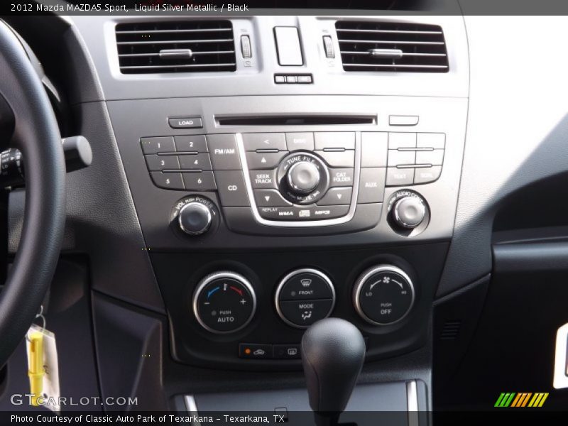 Liquid Silver Metallic / Black 2012 Mazda MAZDA5 Sport