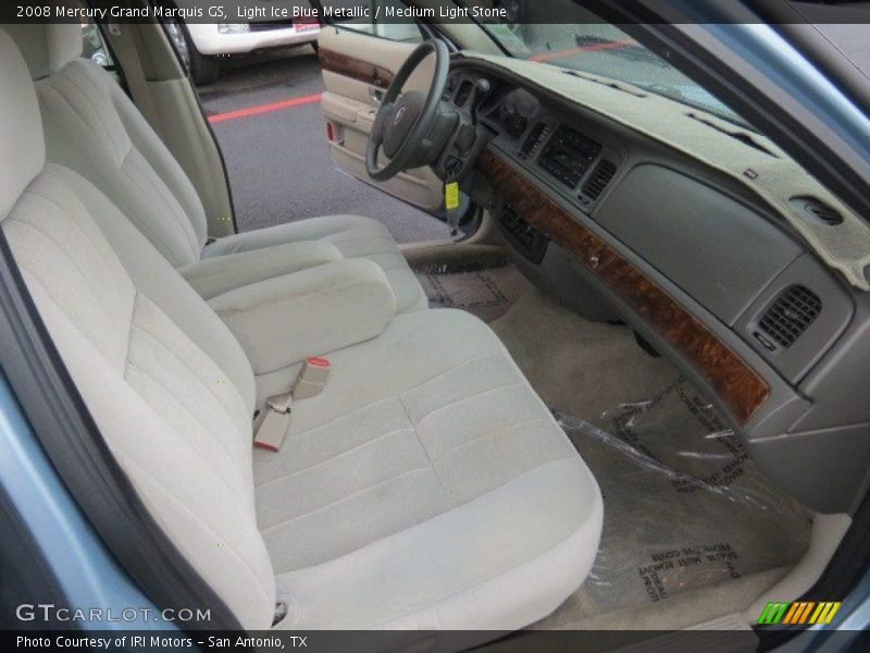 Light Ice Blue Metallic / Medium Light Stone 2008 Mercury Grand Marquis GS