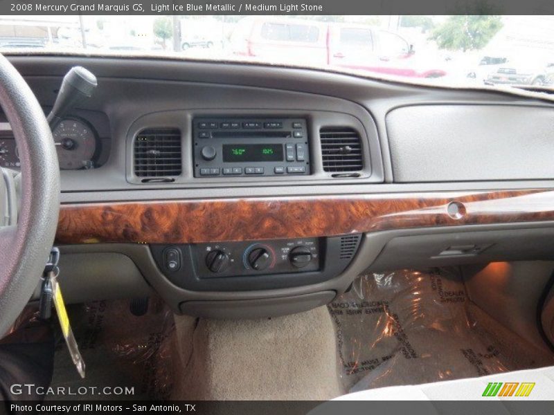 Light Ice Blue Metallic / Medium Light Stone 2008 Mercury Grand Marquis GS