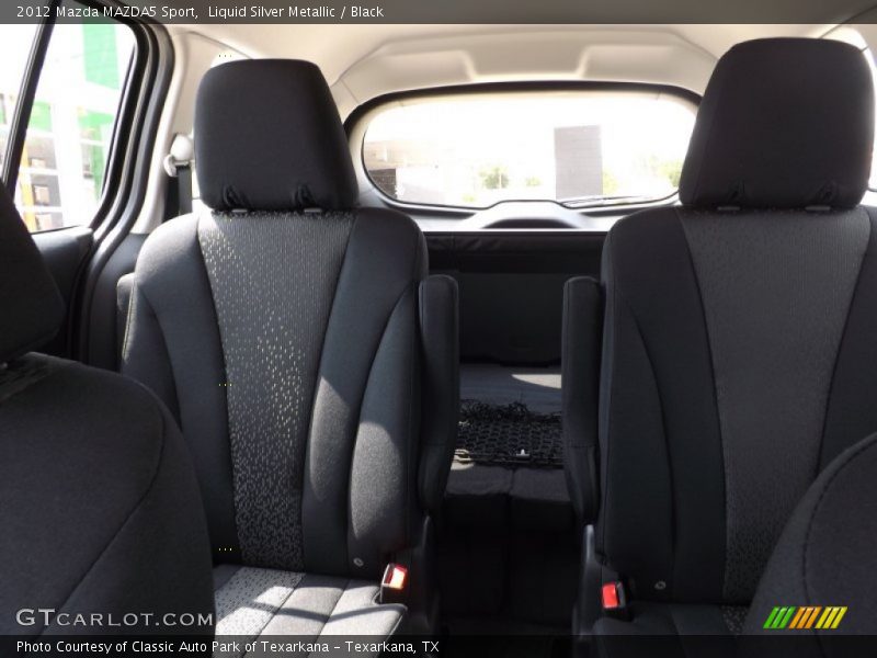 Liquid Silver Metallic / Black 2012 Mazda MAZDA5 Sport